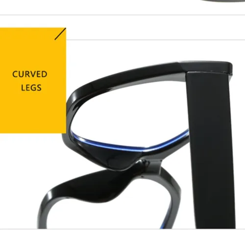Vista 5 de Gafas retro de ojo de gato anti luz azul gafas de marco a juego