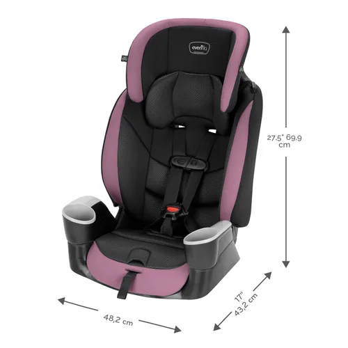 Vista 8 de Evenflo Silla de seguridad para bebé y niño Maestro Sport (Whitney Púrpura)