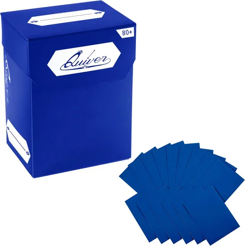 Vista 20 de Deck Blocks 100+, juego de 5 cajas MTG con divisores Set of 5 deck boxes in white, black, blue, red and green, each with 100+ cards and 2