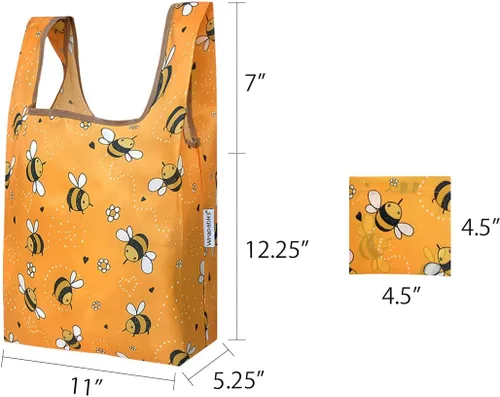 Vista 2 de Bowbear Divertido y plegable pequeño JoliBag Bolsa de compras reutilizable