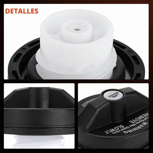 Vista 7 de A-Premium Tapa de Combustible con Cierre Tapa de Combustible 5278655AA Compatible con Dodge Jeep Ram Chrysler - Grand Caravan, Ram 1500, Caravan