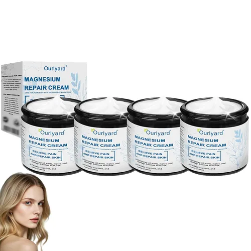 Vista 9 de Crema reparadora de piel de magnesio, nueva crema de tratamiento de piel 2025, mejora eficazmente la textura de la piel y reduce las imperfecciones