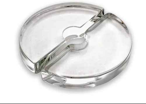 Vista 2 de Luna Glass Crock Pesas, 5.5" (patentado)