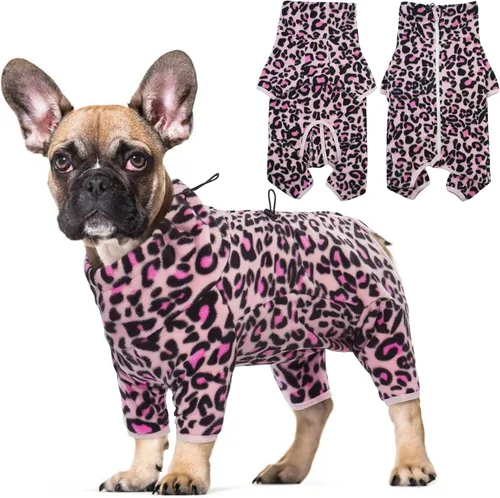Vista 32 de ROZKITCH Abrigo térmico de invierno para perro, pijama de forro polar suave, resistente al viento, chaqueta cálida para clima frío, chaleco