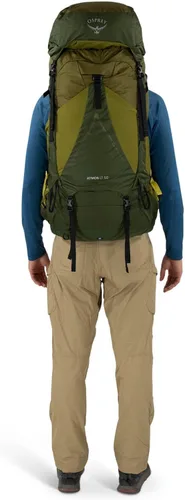 Vista 10 de Osprey Atmos AG LT 50L Mochila para hombre, color negro, S/M