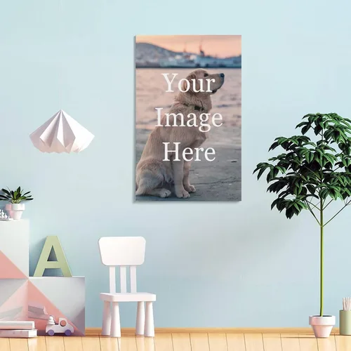 Vista 4 de Impresiones en lienzo personalizadas con tus fotos para mascotas/animales, imágenes de lienzo personalizadas para pared a imprimir enmarcadas
