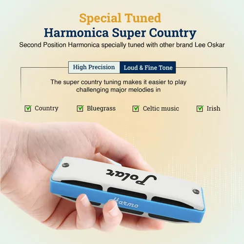 Vista 5 de Harmo Armonica Polar Super Country - A