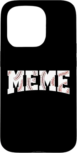 Vista 14 de Baseball Meme Grandma Gift for Grandon's Game Day Case for iPhone 17