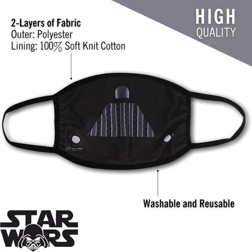 Vista 5 de Star Wars Darth Vader - Máscara facial