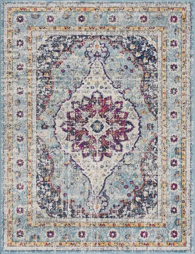 Vista 34 de Hauteloom Morriston - Alfombra tradicional para sala de estar, dormitorio, color gris, 2 x 3 pies