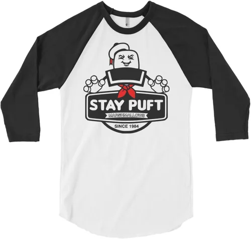 Vista 2 de Stay Puft T-Shirt Funny Marshmallow Shirt Funny Camping Shirts Smores Tshirt Vintage Movie Shirts 80s Graphic Tees Retro Tshirt