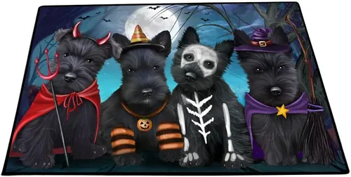 Vista 20 de Doggie of the Day Scottish Terrier Dogs Floor Mat - 4th of July Independence Day - Best Dog Doormat - Protector Decor - Unique Portrait Art