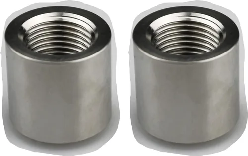 Vista 3 de Hembra 1/2 NPT Weld On Bung, 1/2 "Bung tanque de combustible soldable, paquete de 2, acero inoxidable natural