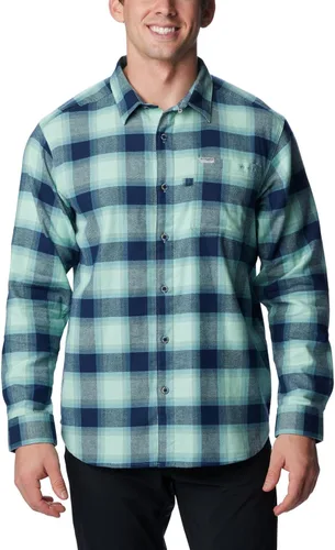 Vista 10 de Columbia Slack Tide Flannel Ls para hombre Cuadros Multi Guacamayo Azul