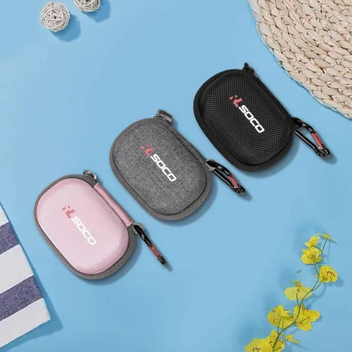 Vista 7 de RLSOCO Funda de transporte para Sony WF-1000XM4 líder en la industria con cancelación de ruido verdaderamente inalámbricos auriculares - Negro