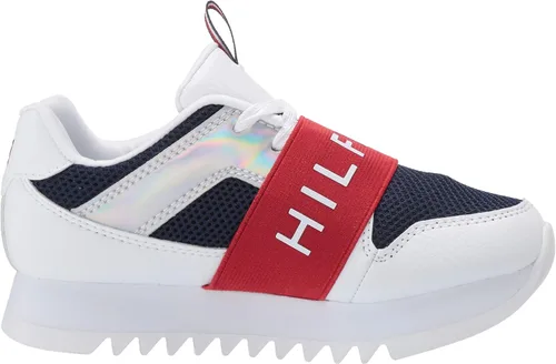Vista 6 de Tommy Hilfiger Plataforma deportiva unisex para niños Th Leslee