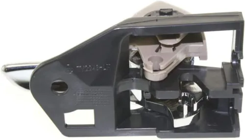 Vista 4 de Para Toyota Avalon 2005-2012 Manija de puerta interior delantera o trasera, lado del conductor palanca cromada Con botón de bloqueo de puerta