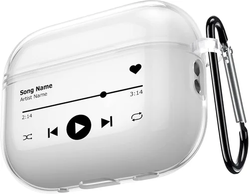 Vista 35 de Funda transparente para AirPods de 2ª generación de 1ª generación, diseño de gatito kawaii para mujeres, hombres y niños, funda de carga de TPU