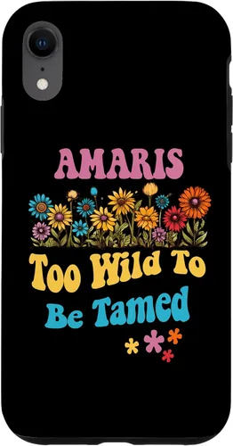 Vista 8 de Funda con nombre de AMARIS para iPhone 14 AMARIS con nombre de flores silvestres para niñas