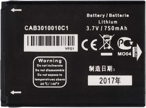 Vista 3 de Batería de repuesto CAB3010010C1 CAB22D0000C1 CAB22B0000C1 compatible con Alcatel One Touch 2010D, OT-356, OT-665, OT-2010, Sesame II