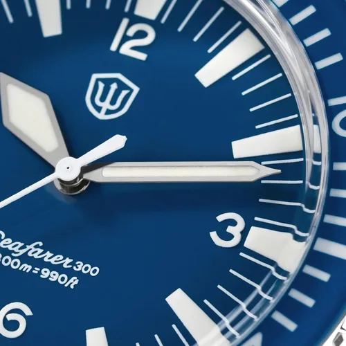 Vista 6 de watchdives WD1967Q Japón VH31 Reloj de buceo para hombre, con movimiento de cuarzo, 1.49 pulgadas, sombrero superior, burbuja, reloj de pulsera