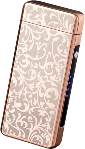 Vista 10 de SKRFIRE Encendedor USB resistente al viento – Arco eléctrico de alta potencia, encendedor de plasma recargable con linterna multimodo y pantalla