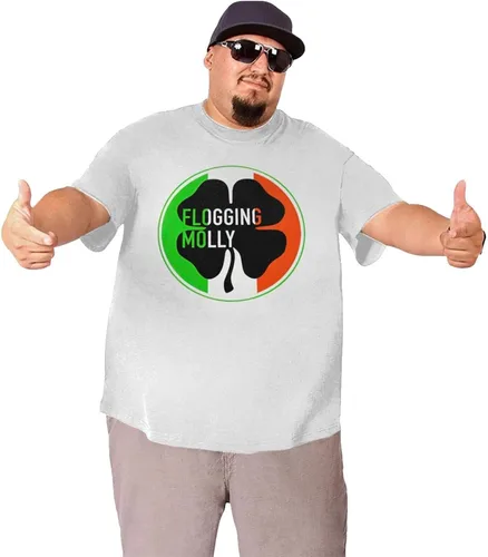 Vista 3 de Mens Large Size T Shirt Basic Camping Short Sleeve Full Season Tee