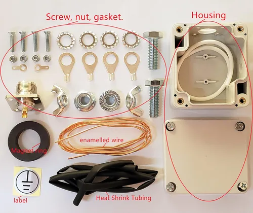 Vista 5 de NXO-100 DIY Balun Kit para HAM Balance Equipos 1-30MHz