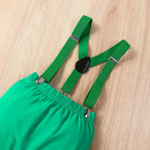 Vista 7 de Conjunto de pantalones y tirantes para bebé niño de un primer cumpleaños