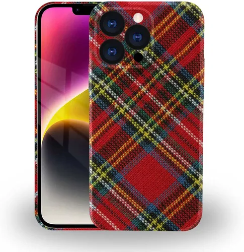 Vista 7 de DAIZAG Funda compatible con iPhone 11, 3D, suave, duradera, protección contra caídas, diseño de tartán de Navidad