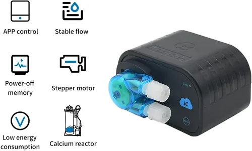 Vista 2 de Kamoer X1 PRO-T 2.4 fl oz/min pequeña bomba dosificadora automática programable del acuario Bomba peristáltica ajustable del motor de pasos