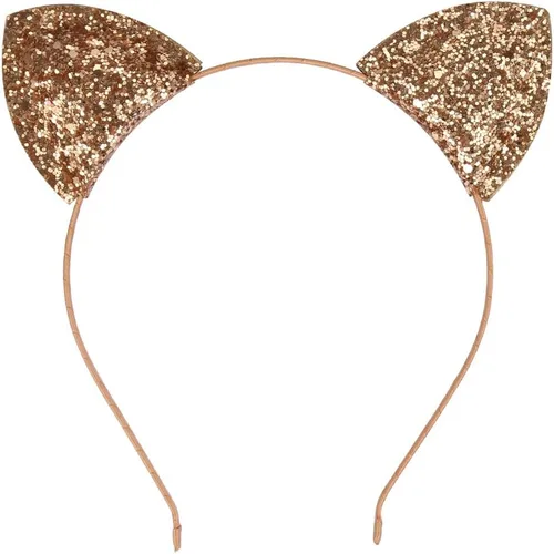 Vista 4 de Diadema con purpurina para orejas de gato, orejas de gato, orejas de gato, con purpurina y orejas de gato, para uso diario y decoración de fiestas