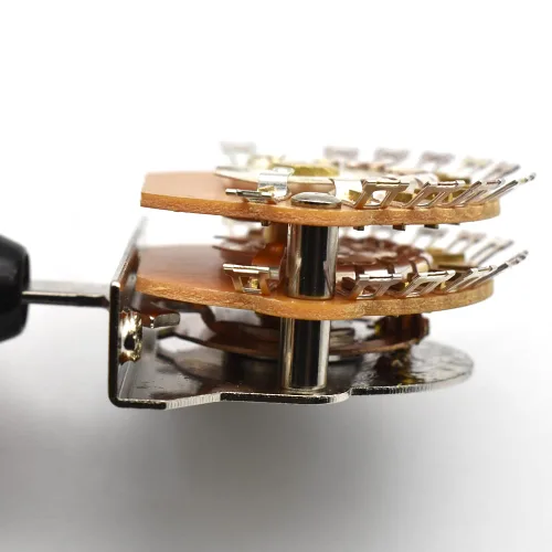 Vista 8 de Guitarra de 5 vías 24 teclas Super interruptor de palanca selector de pastilla Super 4-Pole Double Wafer para guitarras Strat/Tele con punta