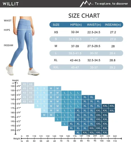 Vista 6 de Willit - Leggings de cintura alta con forro polar para mujer, impermeables, térmicas, para senderismo, yoga, correr