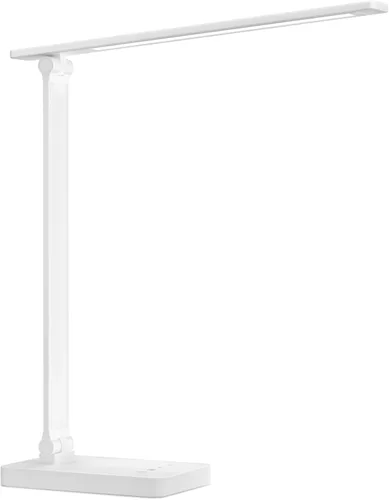 Vista 2 de Lepro Bundle - Lámpara de escritorio LED blanca y lámpara de mesa LED (plata)