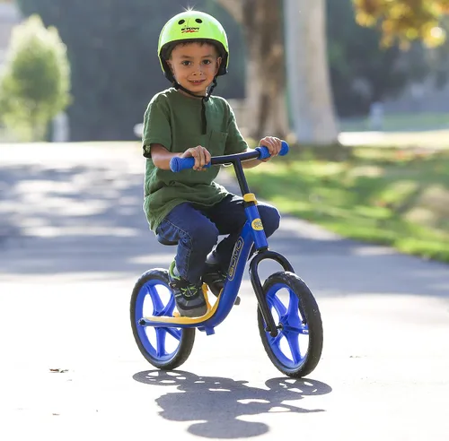Vista 9 de GOMO Bicicleta de entrenamiento para niños de 18 meses, 2, 3, 4 y 5 años de edad, colores fantásticos, para niños pequeños. Bicicleta sin pedales