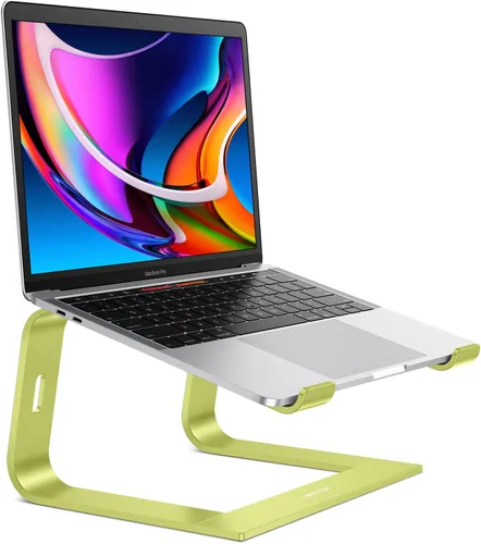 Vista 12 de OMOTON Soporte para Laptop, Soporte Desmontable para Laptop, Soporte de Aluminio para Laptop para Escritorio, Compatible con MacBook Air/Pro, Dell