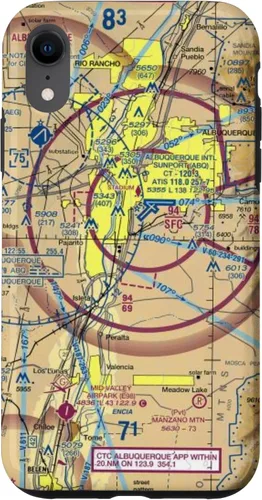 Vista 25 de Albuquerque (ABQ) Sectional Chart - Aviation Case for iPhone 17