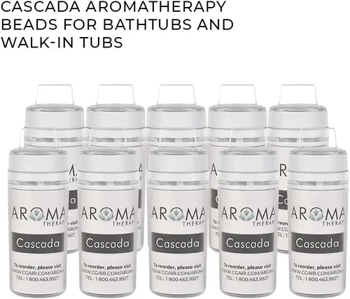 Vista 4 de Caja de 10 cuentas de aromaterapia Cascada para bañeras y bañeras