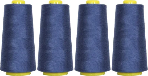 Vista 29 de Threadart Hilo Serger - Costura Poliéster - 2750 Yard Cono 40/2 - Aguamarina Polyester serger thread for overlock sewing, seams and garment