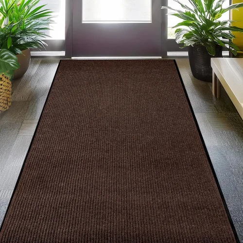 Vista 67 de LuxUrux Tapete de goma duradero para puerta, resistente, interior/exterior, fácil de limpiar, impermeable, patio, garaje, tapete comercial