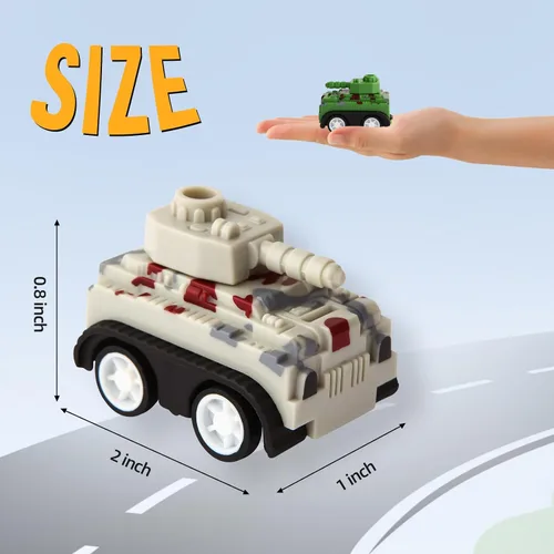 Vista 4 de 30 mini autos de tracción para niños, niños pequeños de 3 a 8 años de edad, juego de vehículos a granel de carreras, regalos de fiesta, caja