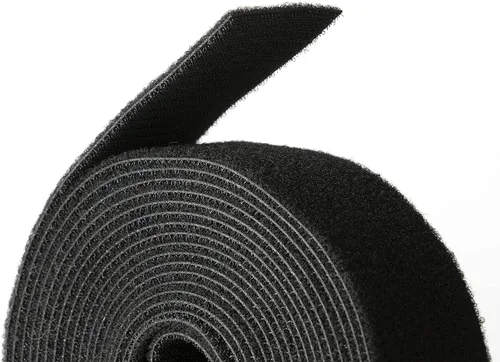 Vista 10 de Rollo reutilizable de cierre de de agarre fuerte con terciopelo de microfibra suave al tacto, 1 1/2 pulgadas x 16 pies