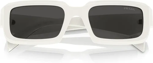 Vista 5 de Prada Gafas de sol PR 27ZS BlancoGris Oscuro 5421145 para hombre, Talco Gris Oscuro