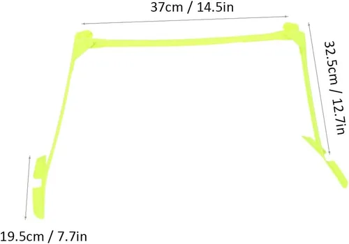 Vista 5 de 2 obstáculos de entrenamiento de velocidad, 2 piezas de obstáculos de entrenamiento de fútbol, ayudas de entrenamiento de velocidad, obstáculos
