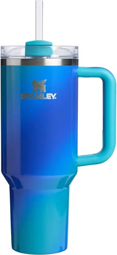 Vista 94 de STANLEY Quencher H2.0 Vaso Térmico con asa y pajilla, 64 onzas, tapa Flowstate de 3 posiciones, gran capacidad para viajes y deportes, vaso de acero