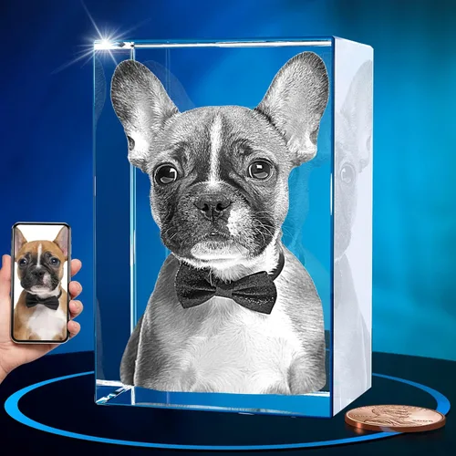 Vista 34 de ArtPix 3D Foto de cristal, regalos personalizados de Navidad para mujeres, esposa, ella, él, hombres, marido, abuela, gran regalo personalizado