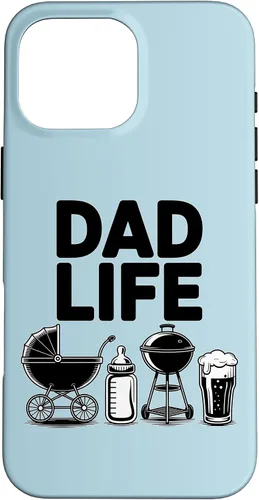 Vista 19 de Dad Life Beer Stroller Bottle Grill Adorable Father Case for iPhone 16