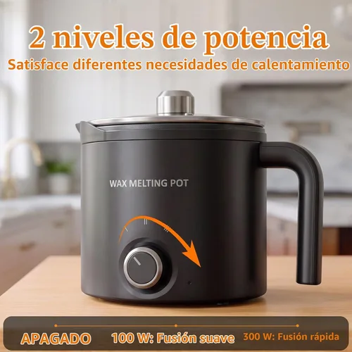 Vista 4 de SAEUYVB Kit de suministros de fabricación de velas con recipiente de cera
