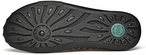 Vista 4 de LZDZN Zapatos casuales para hombre para hombre, mocasines de cuero, vestido para conducir, negro, marrón, amarillo, blanco, tamaño grande, ancho
